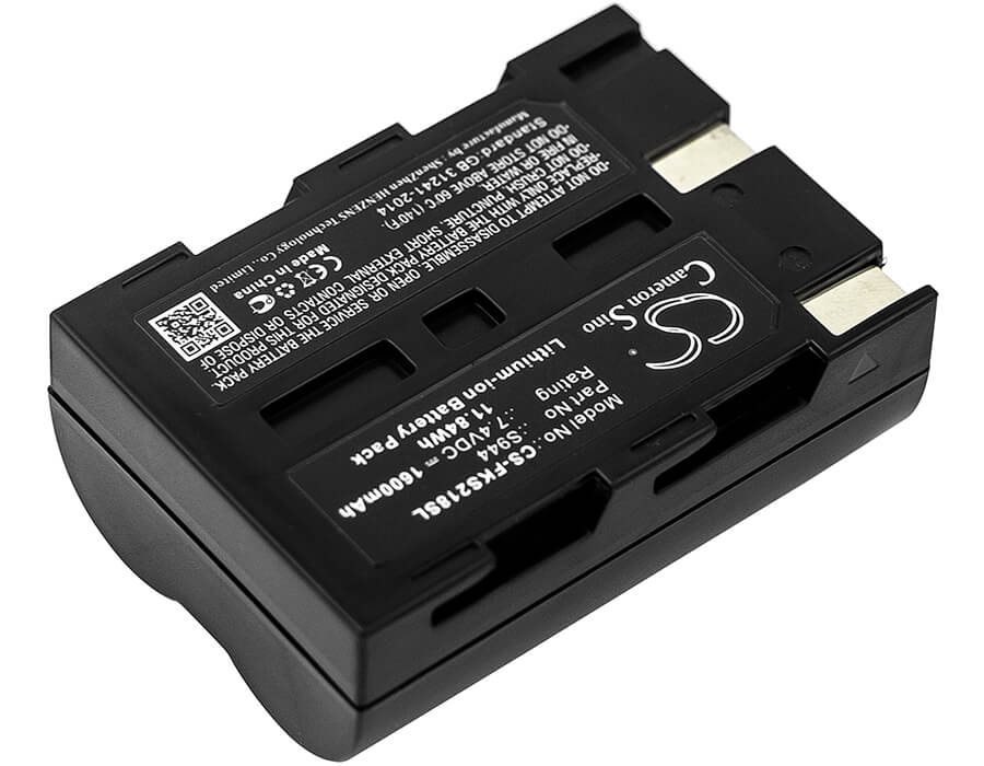 7.4V, 1600mAh, Li-ion Battery fits Sumitomo, Jr-6, T-66, 11.84Wh