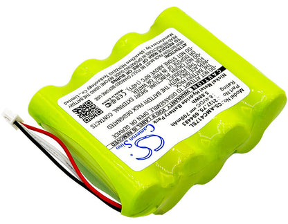 8.4V, 700mAh, Ni-MH Battery fits Aemc, 6417 Ground Tester, Pel 102, 5.88Wh
