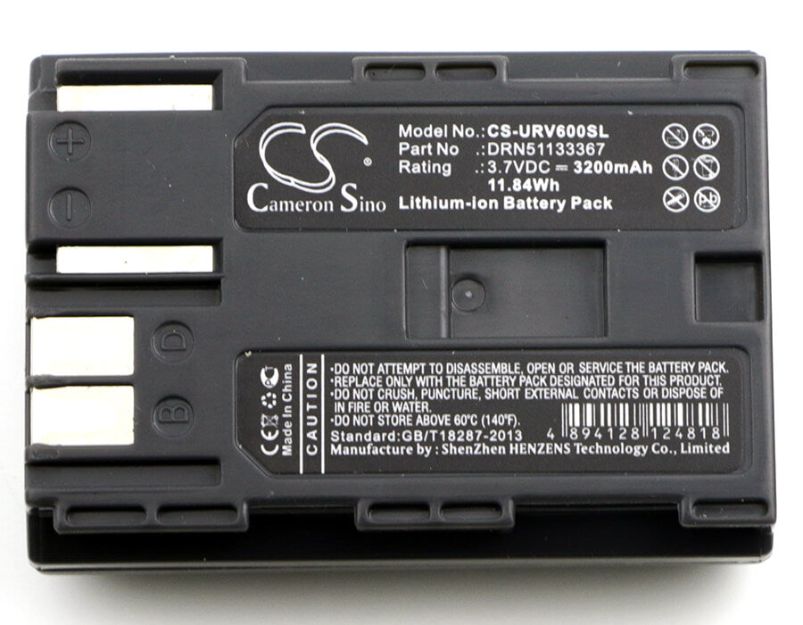 3.7V, 3200mAh, Li-ion Battery fits Urovo, I60, I60xx, 11.84Wh