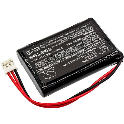 3.7V, 1800mAh, Li-ion Battery fits Vernier, Wireless Dynamics Sensor Syste, 6.66Wh