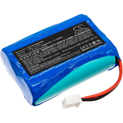 7.4V, 1600mAh, Li-ion Battery fits Peaktech, Dvb-c, Dvb-c/s/t, 11.84Wh