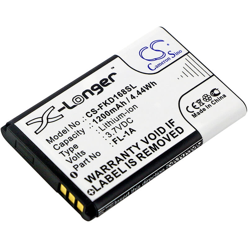 3.7V, 1200mAh, Li-ion Battery fits Fukuda, Ek-168g, Ek-268g, 4.44Wh