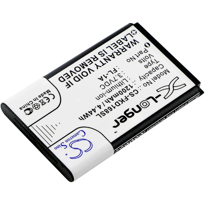 3.7V, 1200mAh, Li-ion Battery fits Fukuda, Ek-168g, Ek-268g, 4.44Wh