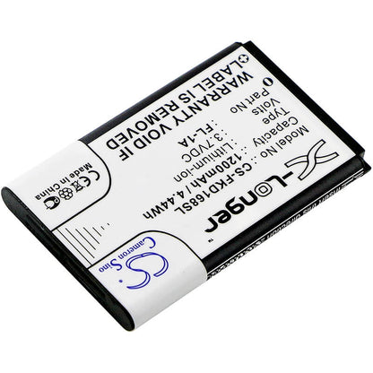 3.7V, 1200mAh, Li-ion Battery fits Fukuda, Ek-168g, Ek-268g, 4.44Wh