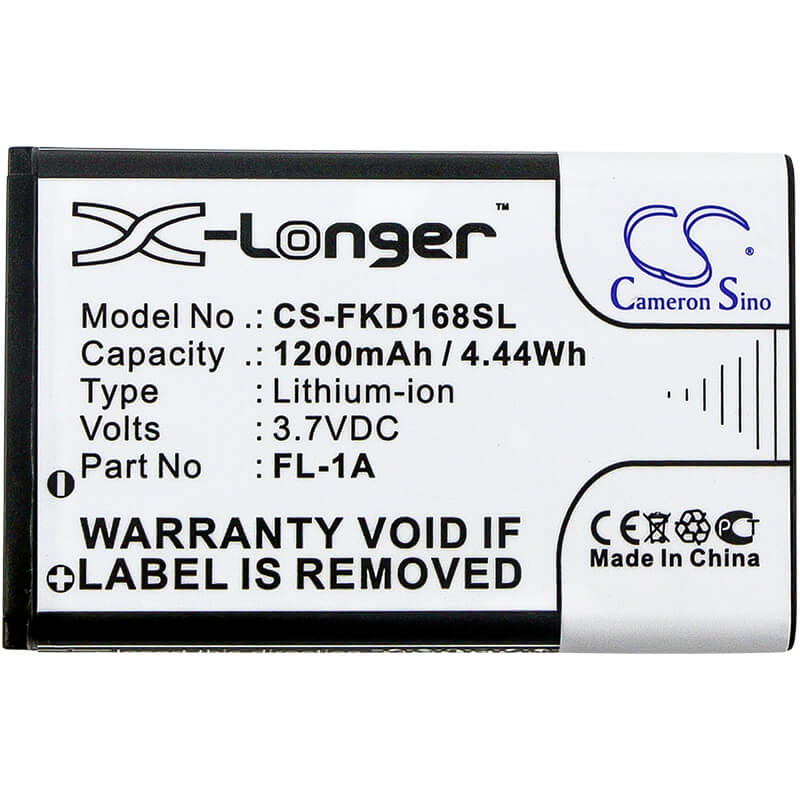 3.7V, 1200mAh, Li-ion Battery fits Fukuda, Ek-168g, Ek-268g, 4.44Wh