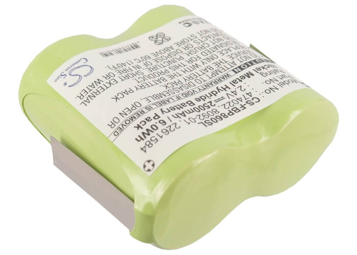 2.4V, 2500mAh, Ni-MH Battery fits Fluke, 8010, 8010a, 6Wh