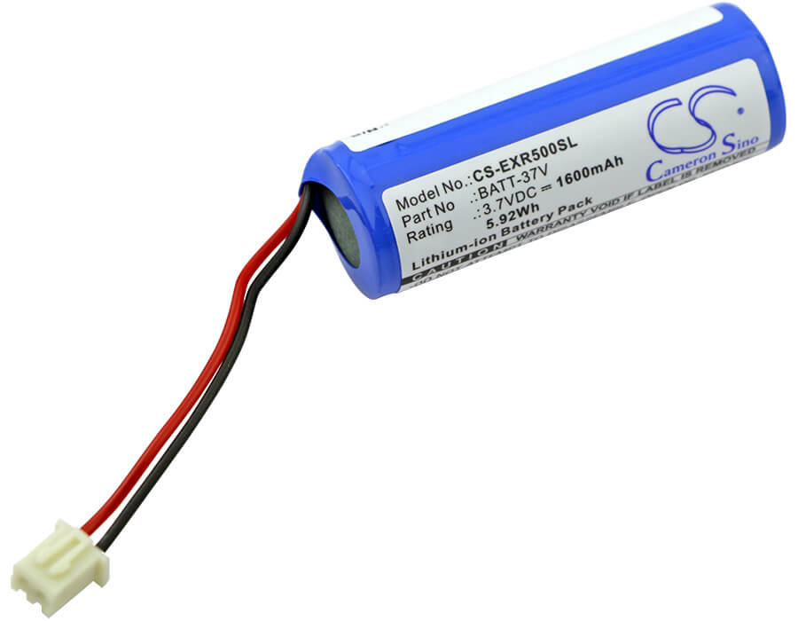 3.7V, 1600mAh, Li-ion Battery fits Extech, Vir 50, Vir50, 5.92Wh