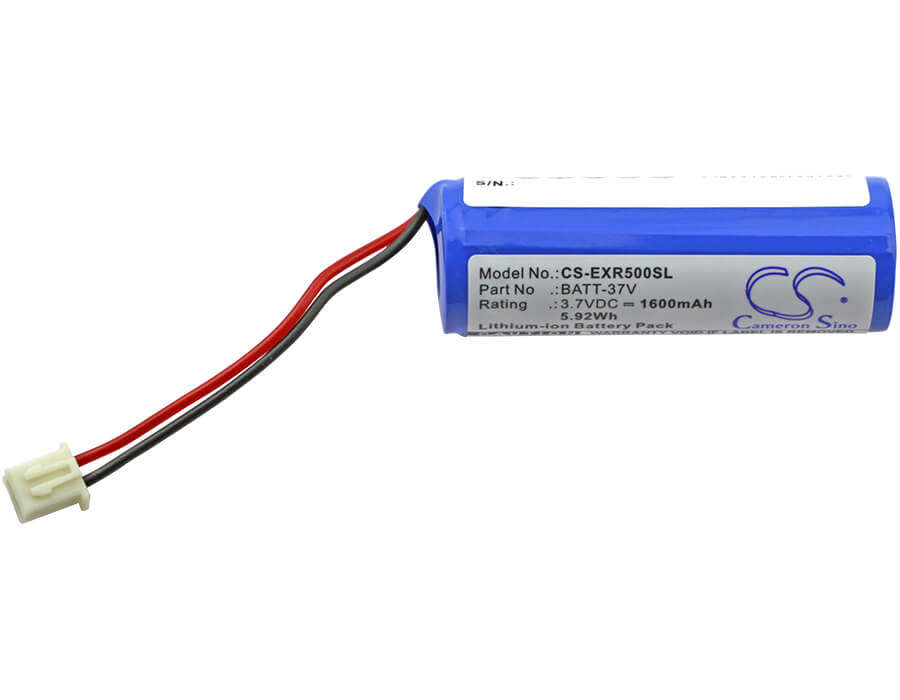 3.7V, 1600mAh, Li-ion Battery fits Extech, Vir 50, Vir50, 5.92Wh