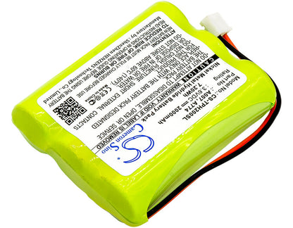 3.6V, 2000mAh, Ni-MH Battery fits Tpi, 709r, 712, 7.2Wh