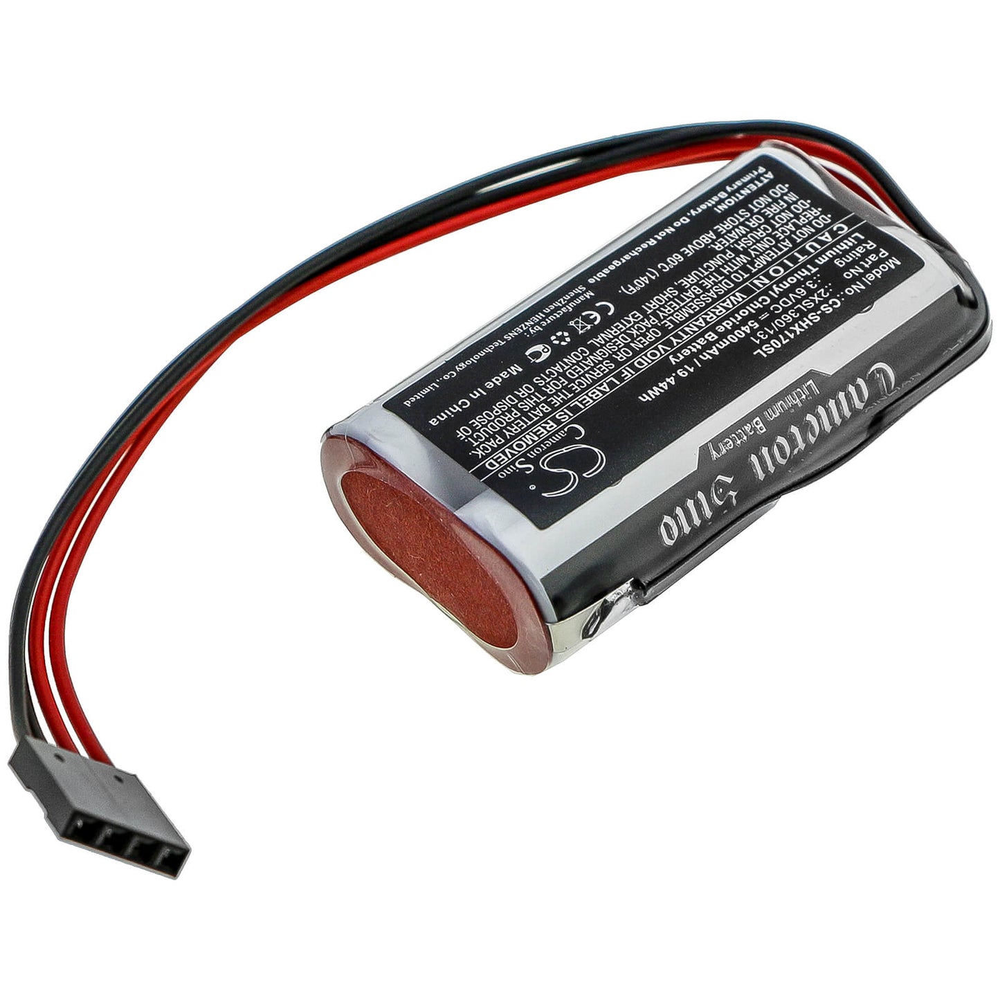 3.6V, 5400mAh, Li-SOCl2 Battery fits Schneider, Tsx17, 19.44Wh