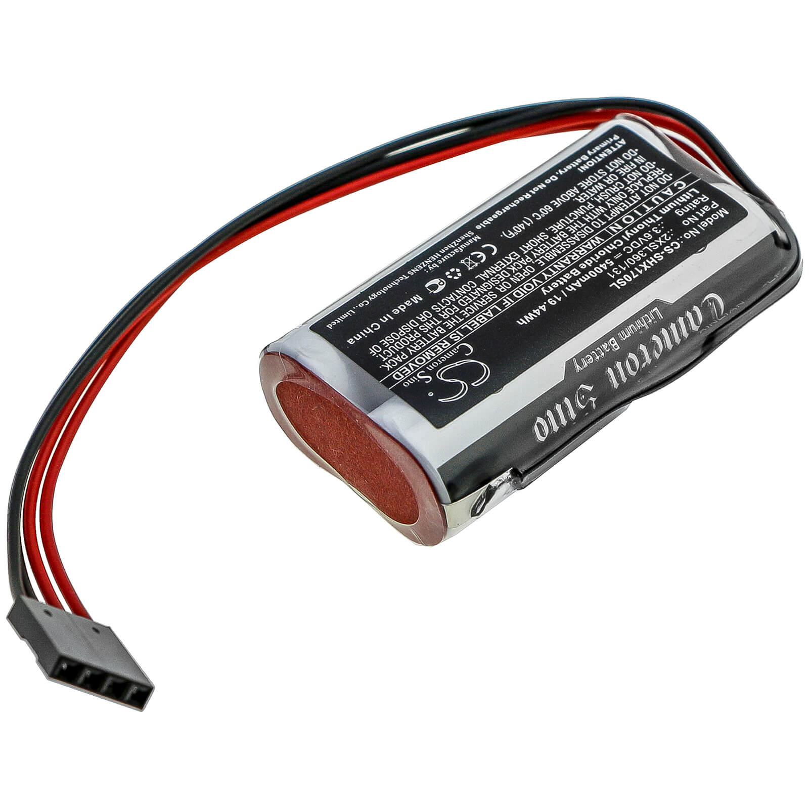 3.6V, 5400mAh, Li-SOCl2 Battery fits Schneider, Tsx17, 19.44Wh
