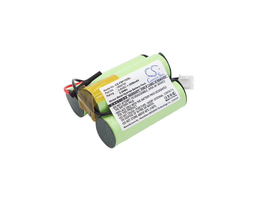 3.6V, 2500mAh, Ni-MH Battery fits Fluke, 1521 Thermometer, 1522 Thermometer, 9Wh