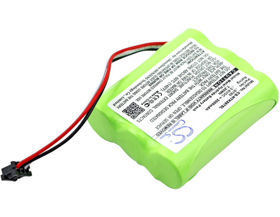 3.6V, 2000mAh, Ni-MH Battery fits Hioki, 8870, 8870-20, 7.2Wh