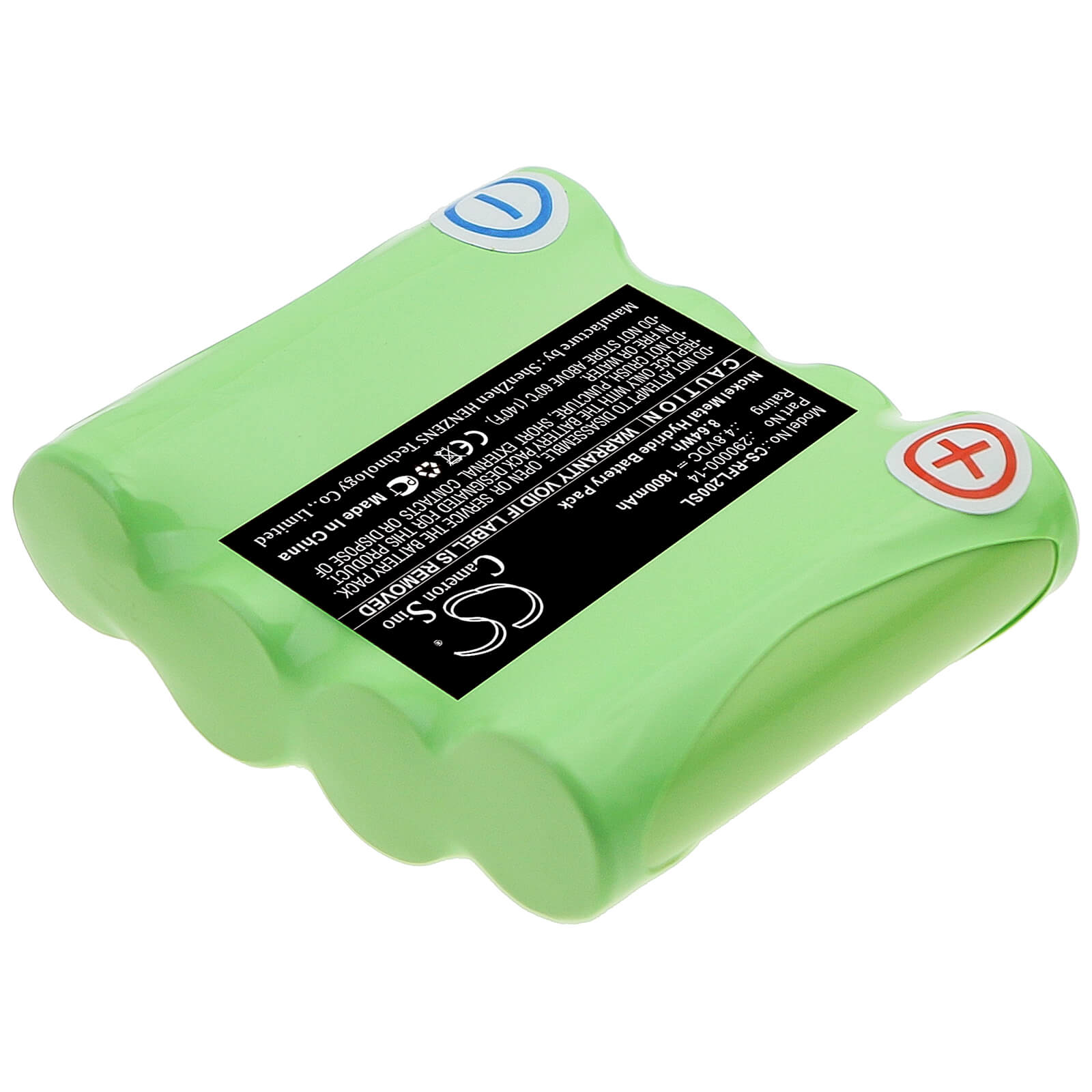 4.8V, 1800mAh, Ni-MH Battery fits Geo-fennel, Linienlaser Flg 40-green, Rotationslaser Fl 20, 8.64Wh