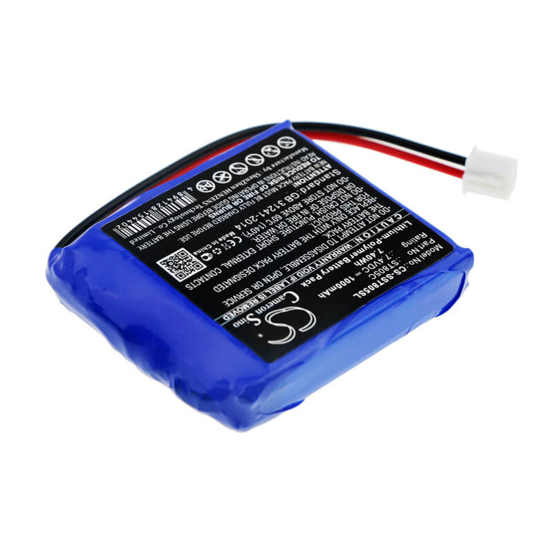 7.4V, 1000mAh, Li-Polymer Battery fits Senter, St805c, 7.4Wh