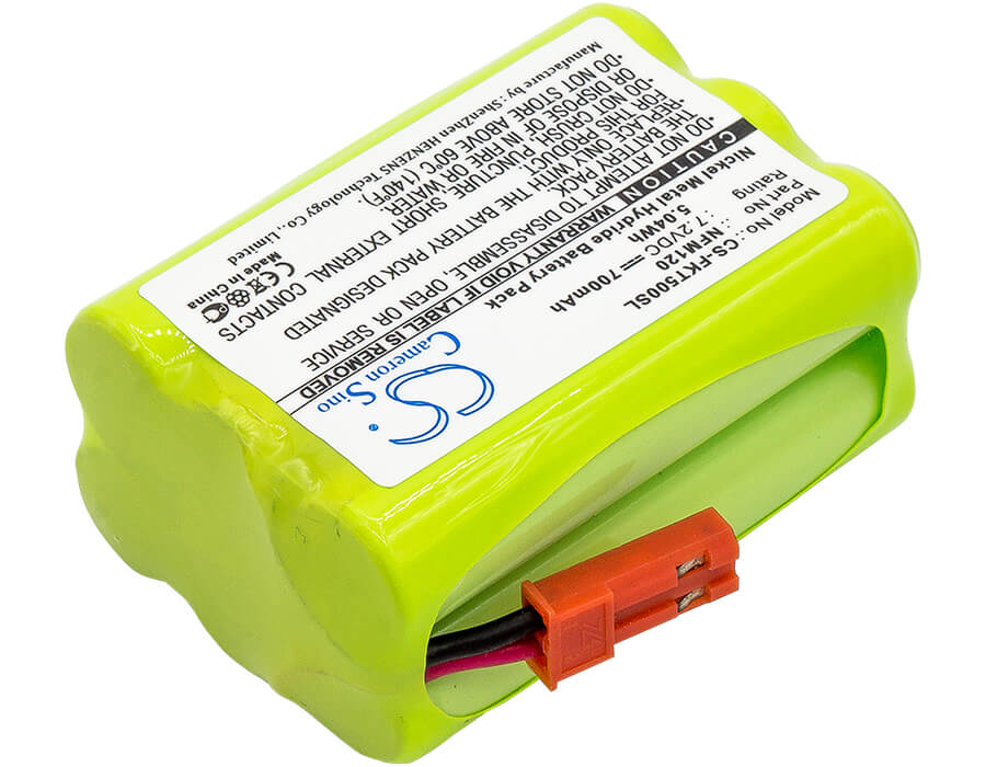 7.2V, 700mAh, Ni-MH Battery fits Fluke, Fiberinspector Mini, Ft500, 5.04Wh