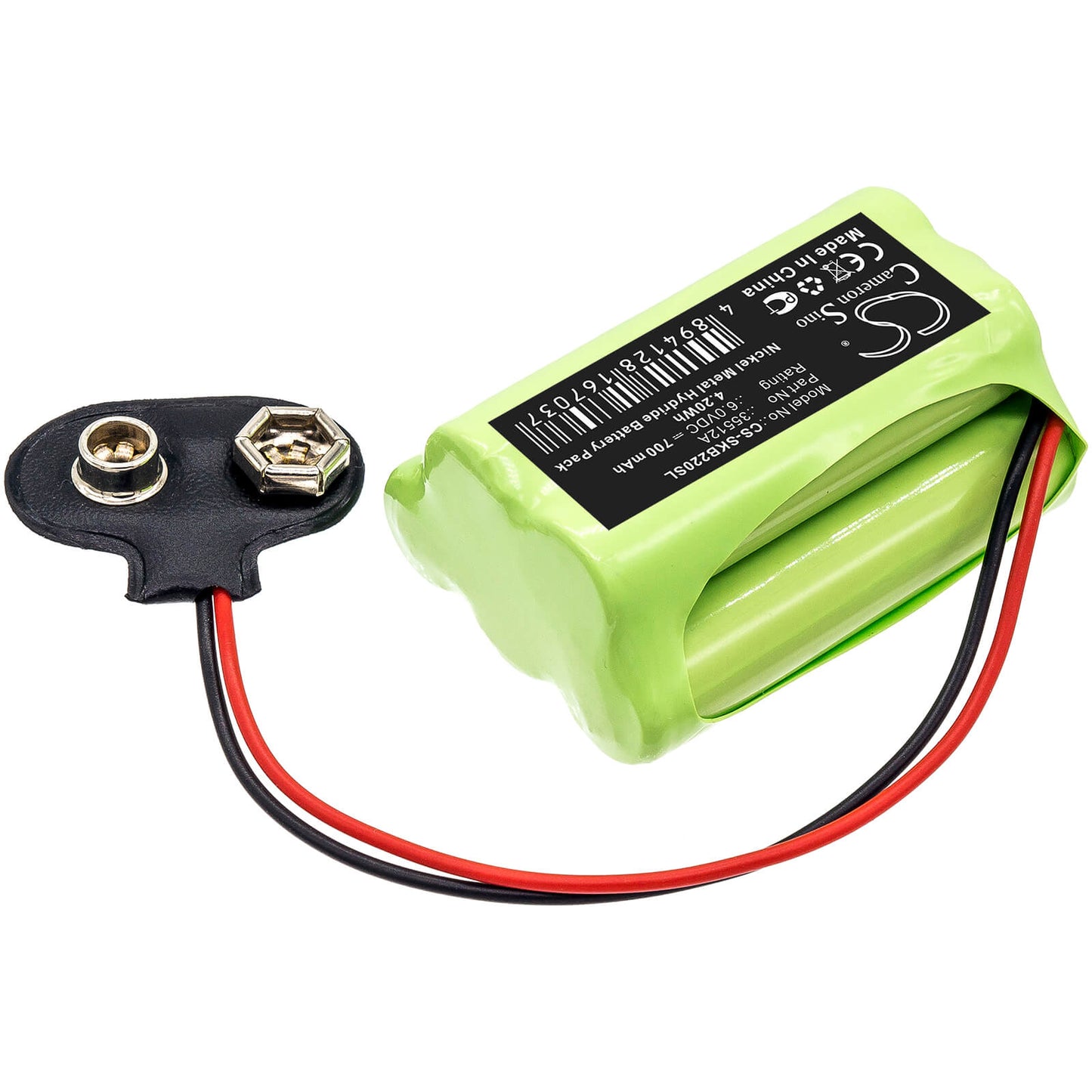 6.0V, 700mAh, Ni-MH Battery fits Sat-kabel, Irm 5, Irm 7, 4.2Wh