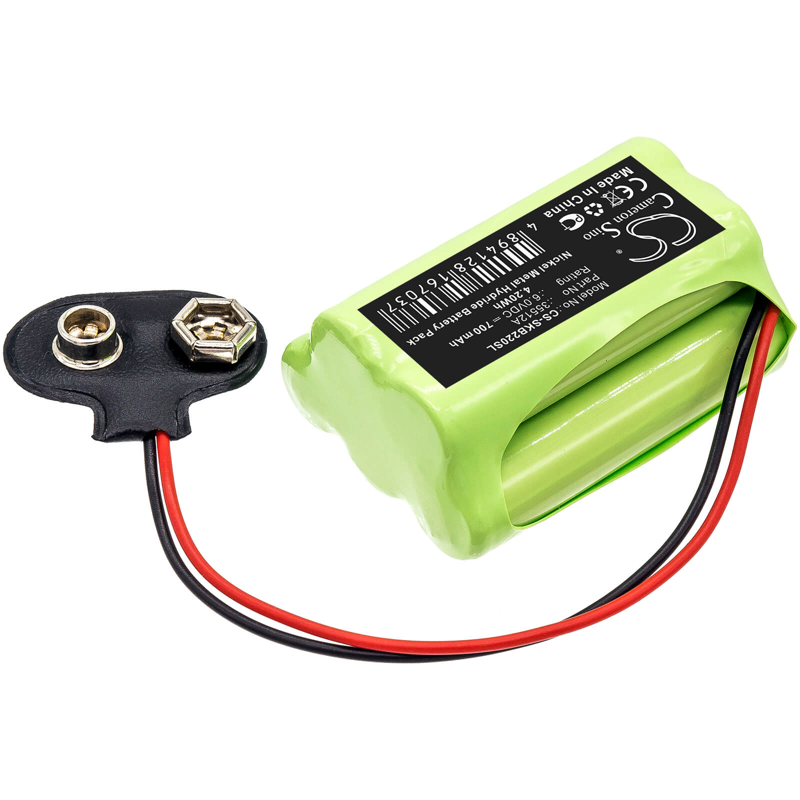 6.0V, 700mAh, Ni-MH Battery fits Sat-kabel, Irm 5, Irm 7, 4.2Wh