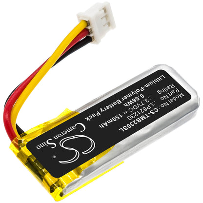 3.7V, 150mAh, Li-Polymer Battery fits Teltonika, Fma1yx, Fmb Tracker, 0.555Wh
