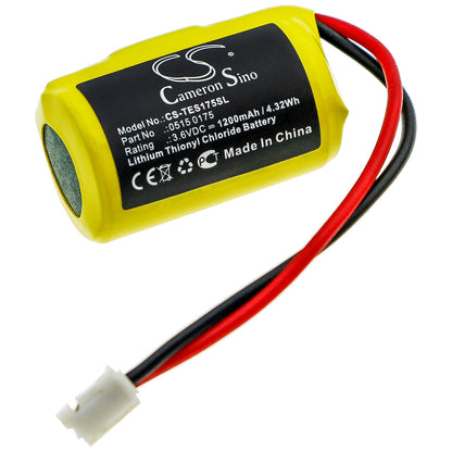 3.6V, 1200mAh, Li-SOCl2 Battery fits Testo, 175-h1, 175-h2, 4.32Wh