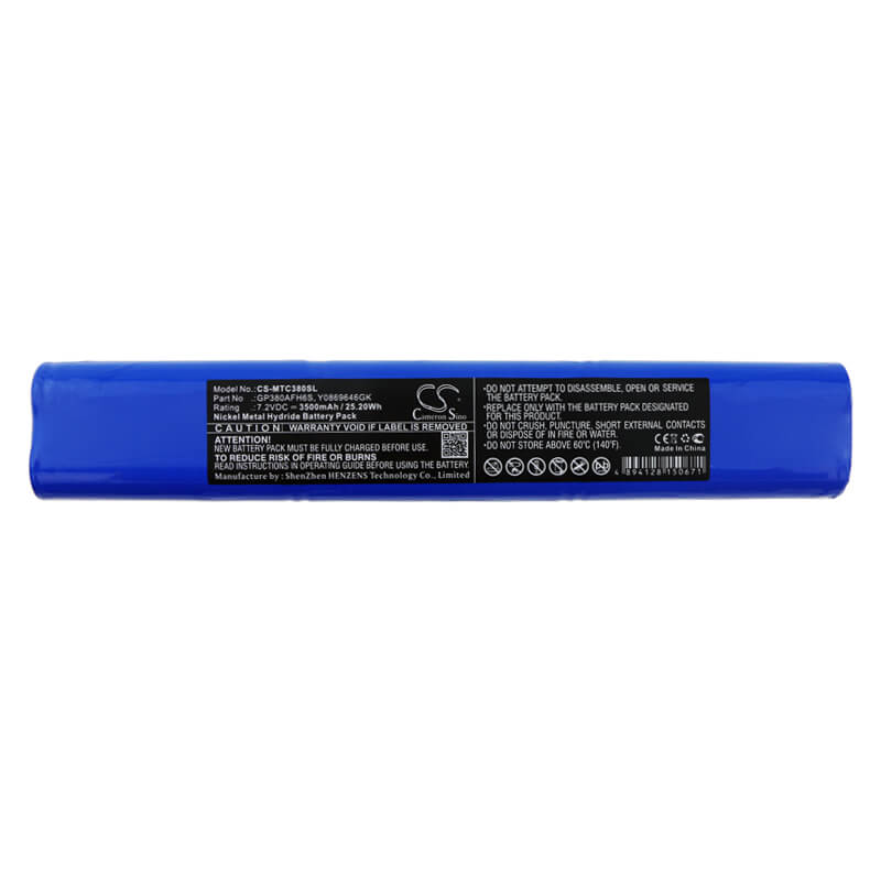 7.2V, 3500mAh, Ni-MH Battery fits Mettler, Toledo Cranemate, 25.2Wh