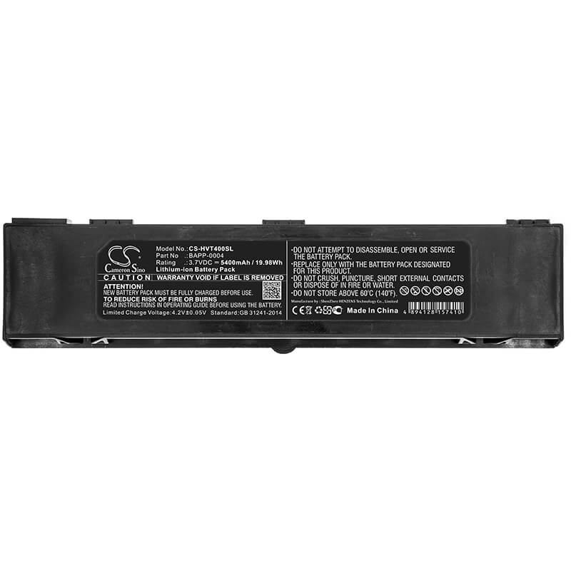 3.7V, 5400mAh, Li-ion Battery fits Humanware, Touch, 19.98Wh