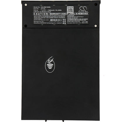 7.6V, 7400mAh, Li-ion Battery fits Ziosk, Ttm-00536, Ttm-50003, 56.24Wh