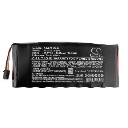 11.1V, 7800mAh, Li-ion Battery fits Aeroflex, 3500a, Cobham Avcomm 8800s, 86.58Wh