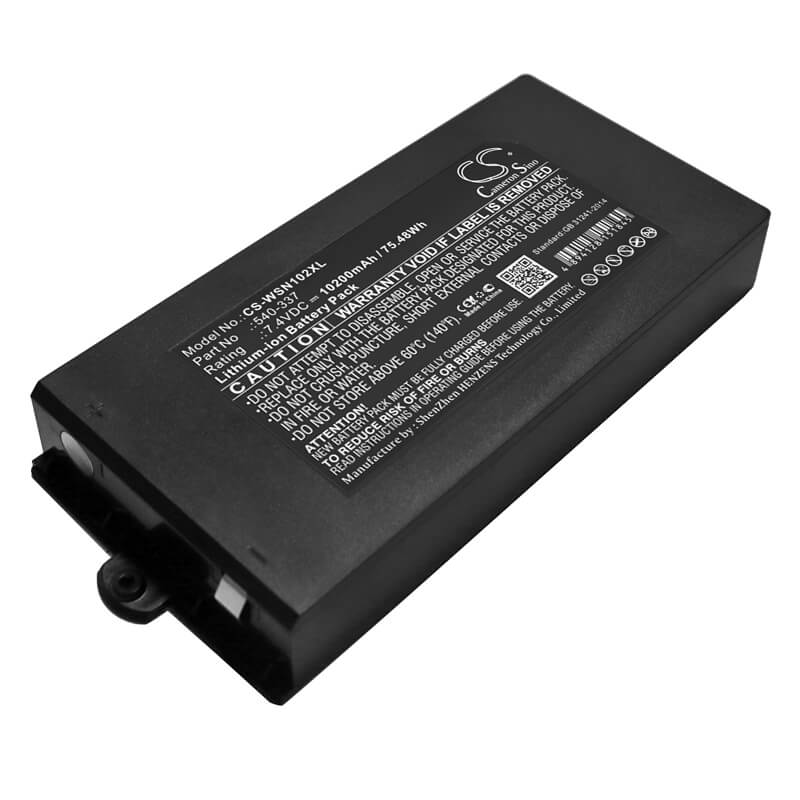 7.4V, 10200mAh, Li-ion Battery fits Owon, B-8000, Hc-pds, 75.48Wh