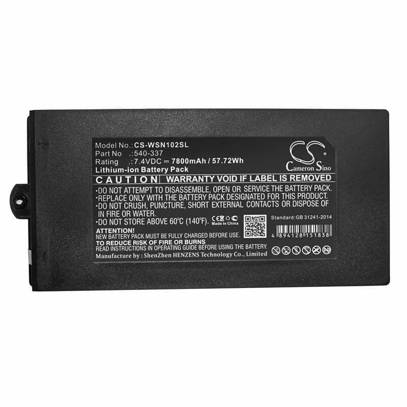 7.4V, 7800mAh, Li-ion Battery fits Owon, B-8000, Hc-pds, 57.72Wh