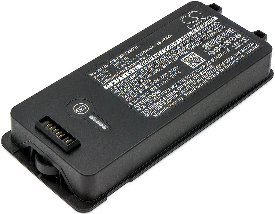 7.4V, 5200mAh, Li-ion Battery fits Fluke, 753, 754, 38.48Wh