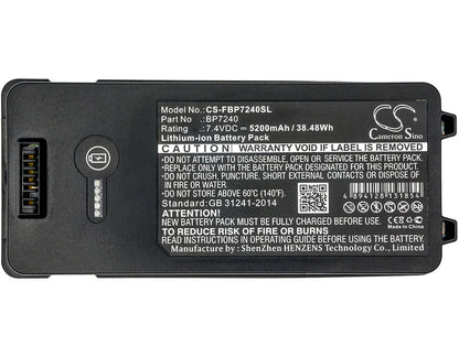 7.4V, 5200mAh, Li-ion Battery fits Fluke, 753, 754, 38.48Wh