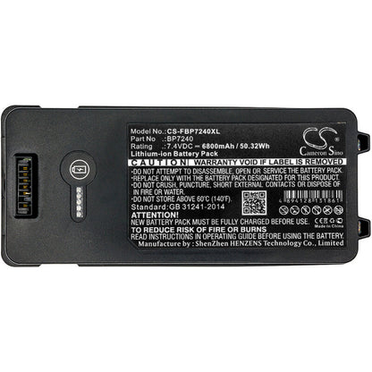 7.4V, 6800mAh, Li-ion Battery fits Fluke, 753, 754, 50.32Wh