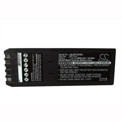 7.2V, 2500mAh, Ni-MH Battery fits Fluke, 700 Calibrator, 740 Calibrator, 18Wh