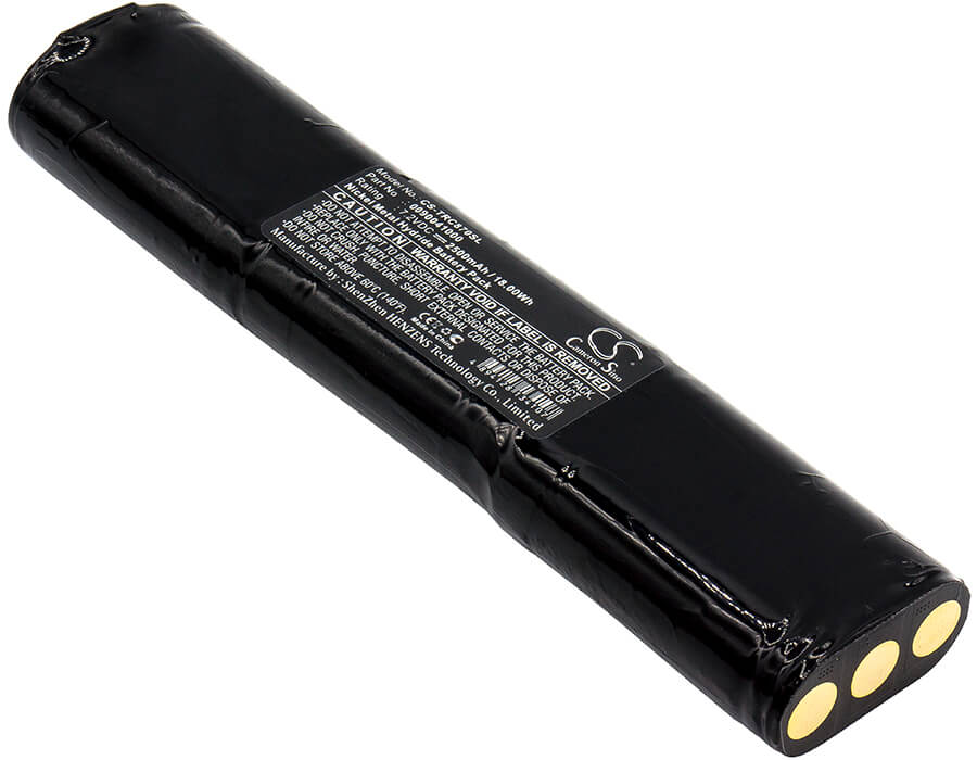 7.2V, 2500mAh, Ni-MH Battery fits Trilithic, 860dsp Field Analyzer, 860dspi Field Analyzer, 18Wh