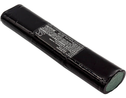 7.2V, 2500mAh, Ni-MH Battery fits Trilithic, 860dsp Field Analyzer, 860dspi Field Analyzer, 18Wh