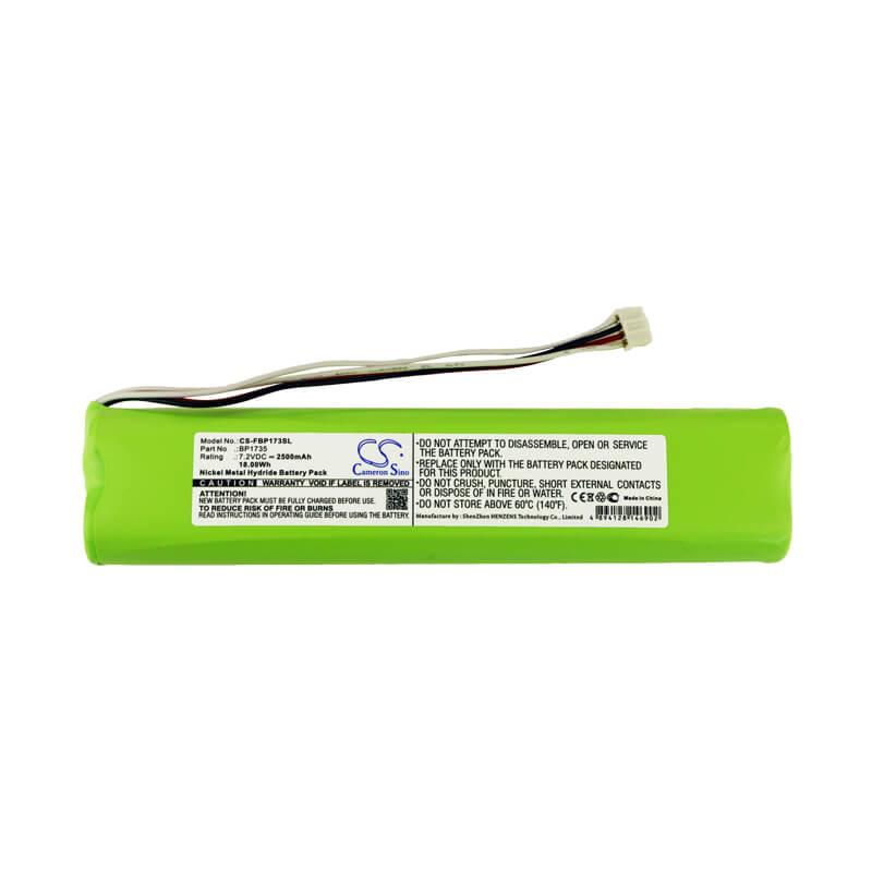 7.2V, 2500mAh, Ni-MH Battery fits Fluke, Biomedical Varta, Multimeter P-1505, 18Wh