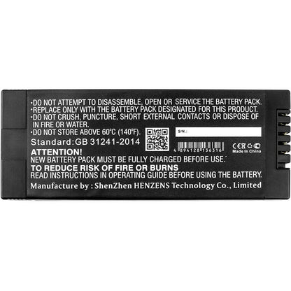 12.6V, 4400mAh, Li-ion Battery fits Ge, Inspection Usm33, Krautkramer Usm 33, 55.44Wh