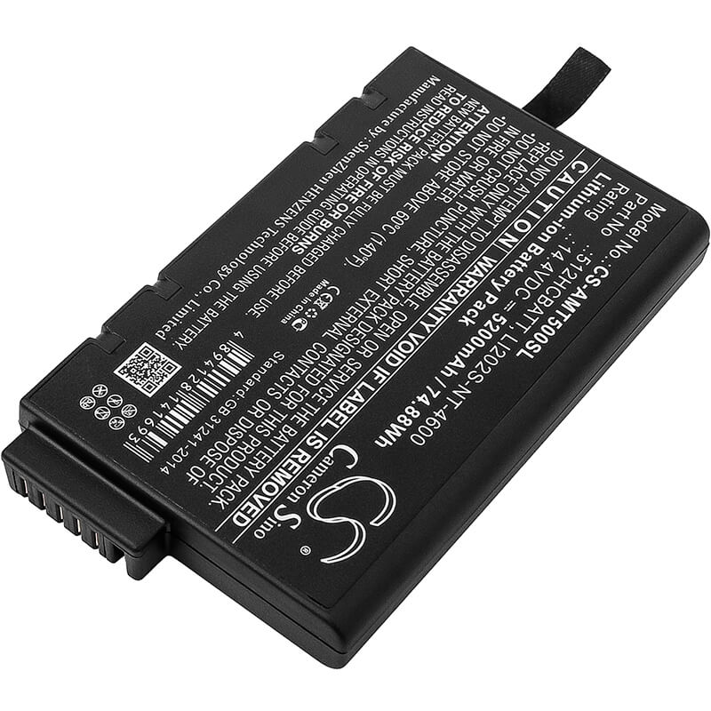 14.4V, 5200mAh, Li-ion Battery fits Anritsu, Nettest Cma-5000, Nettest Cma-5000a, 74.88Wh