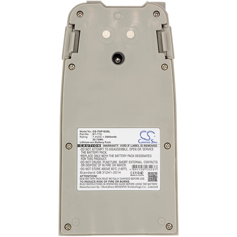 7.4V, 2800mAh, Li-ion Battery fits Topcon, Cygnus Ks-102 Total Station, 20.72Wh