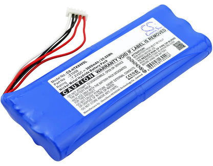 7.2V, 3600mAh, Ni-MH Battery fits Hioki, Lr8400, Mr8880-20, 25.92Wh