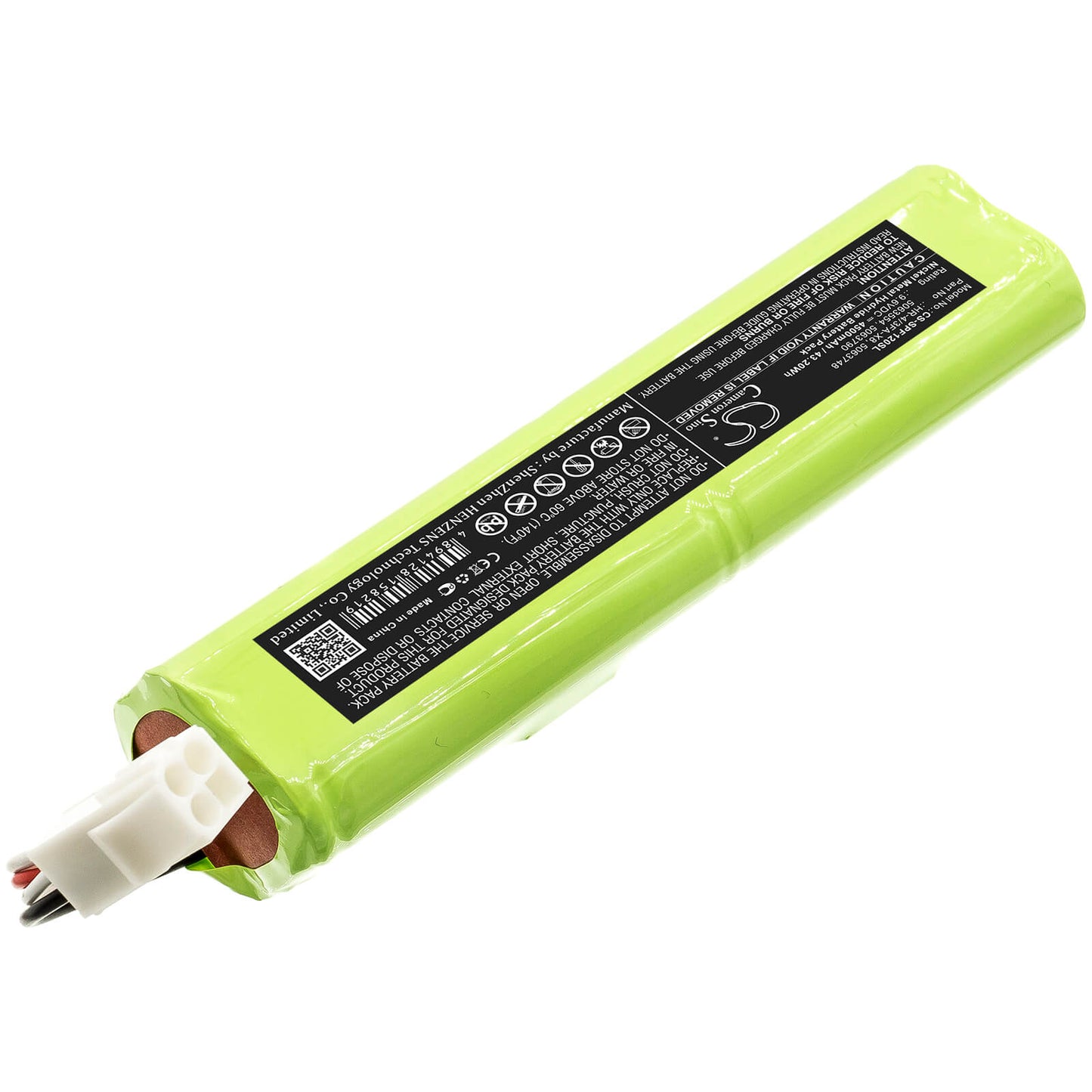 9.6V, 4500mAh, Ni-MH Battery fits Scott, Proflow Sc, Proflow Sc 120, 43.2Wh