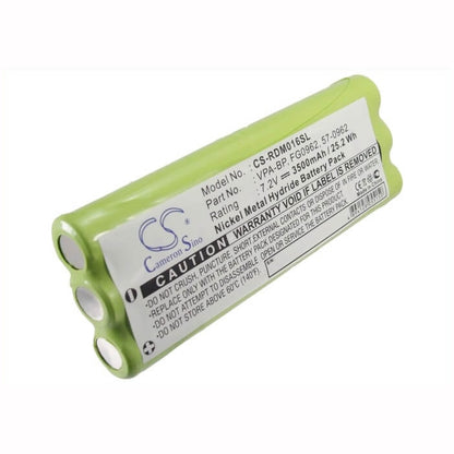 7.2V, 3500mAh, Ni-MH Battery fits Rover, Atom Hd, Atom Light Stc, 25.2Wh