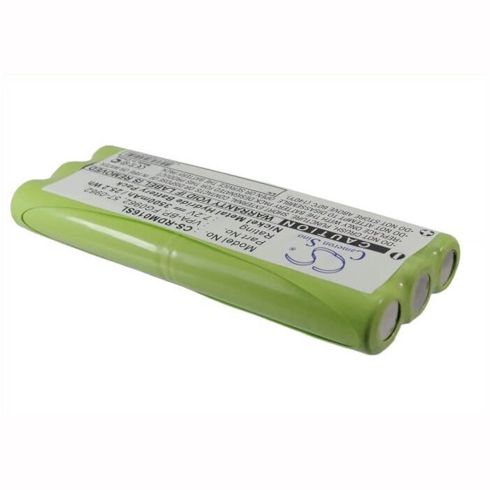 7.2V, 3500mAh, Ni-MH Battery fits Ikusi, Dsa-640, 25.2Wh