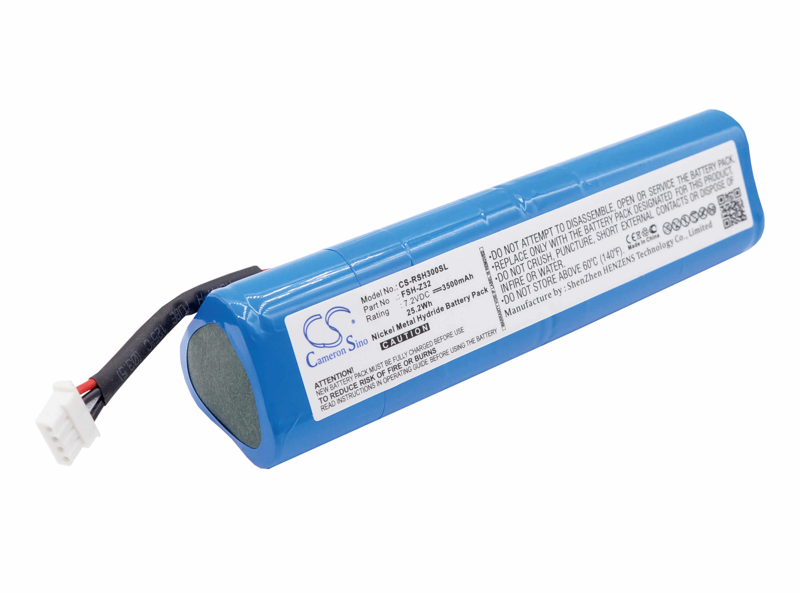7.2V, 3500mAh, Ni-MH Battery fits Rohde & Schwarz, Fsh18, Fsh3, 25.2Wh