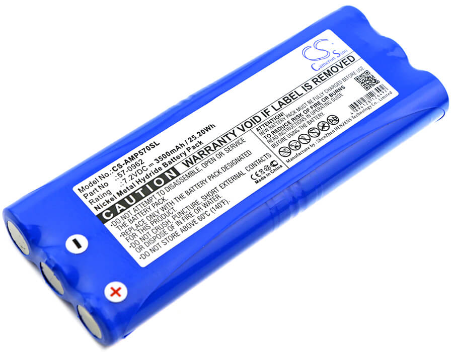 7.2V, 3500mAh, Ni-MH Battery fits Amx, Panjam, Phast Vpt-cp, 25.2Wh