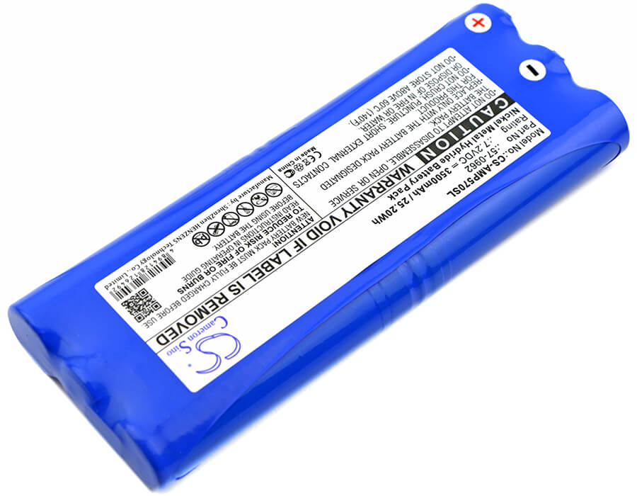7.2V, 3500mAh, Ni-MH Battery fits Amx, Panjam, Phast Vpt-cp, 25.2Wh