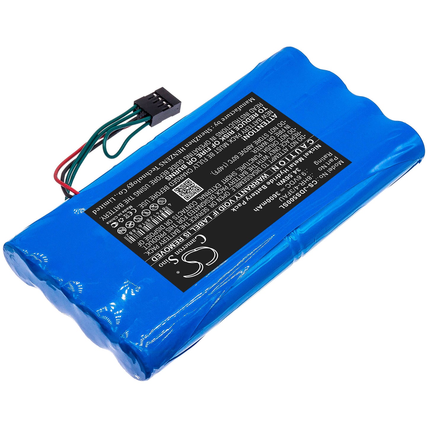9.6V, 3600mAh, Ni-MH Battery fits Jdsu, Tester Ant-5, 34.56Wh