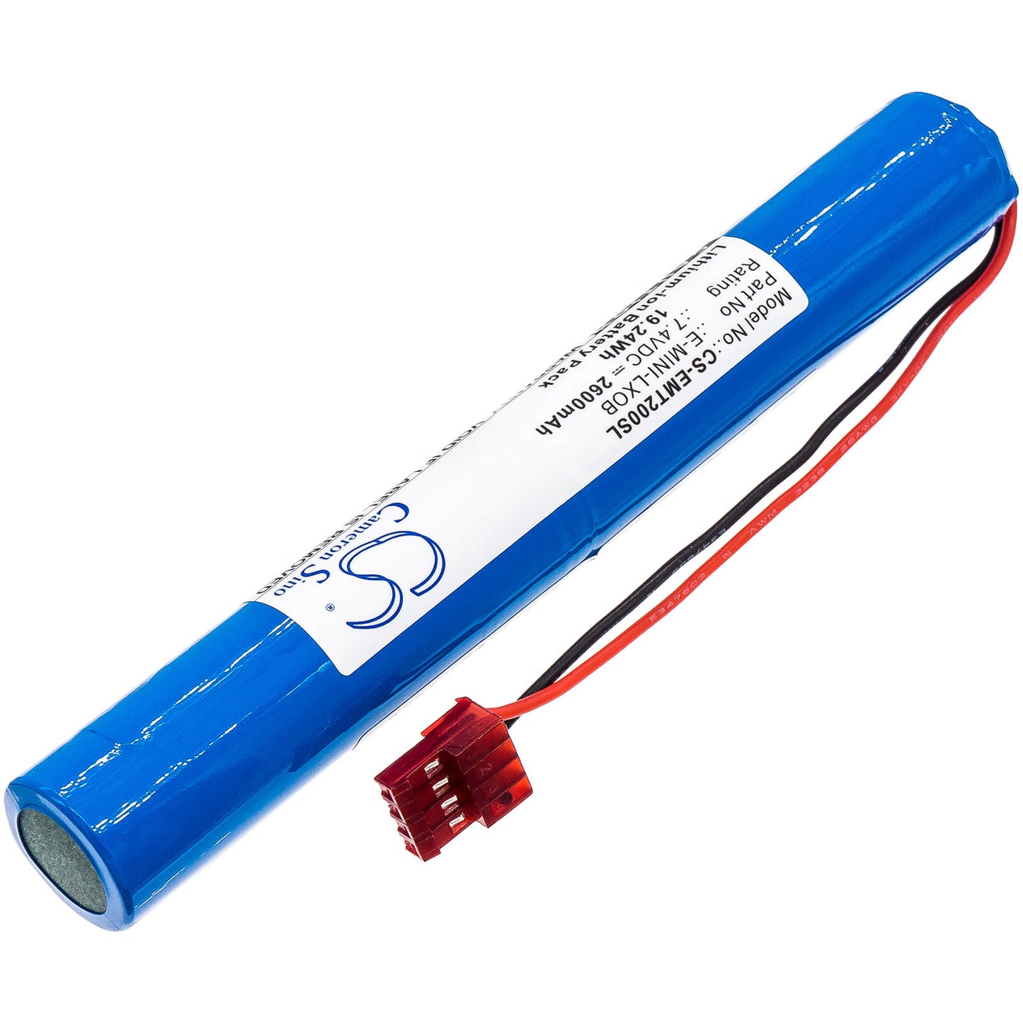 7.4V, 2600mAh, Li-ion Battery fits Environment, E-2db, E-5db, 19.24Wh