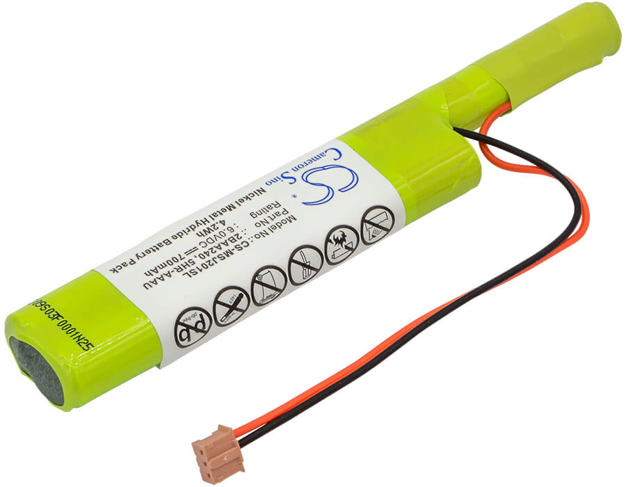 6.0V, 700mAh, Ni-MH Battery fits Mitutoyo, Surftest Sj-201, 4.2Wh